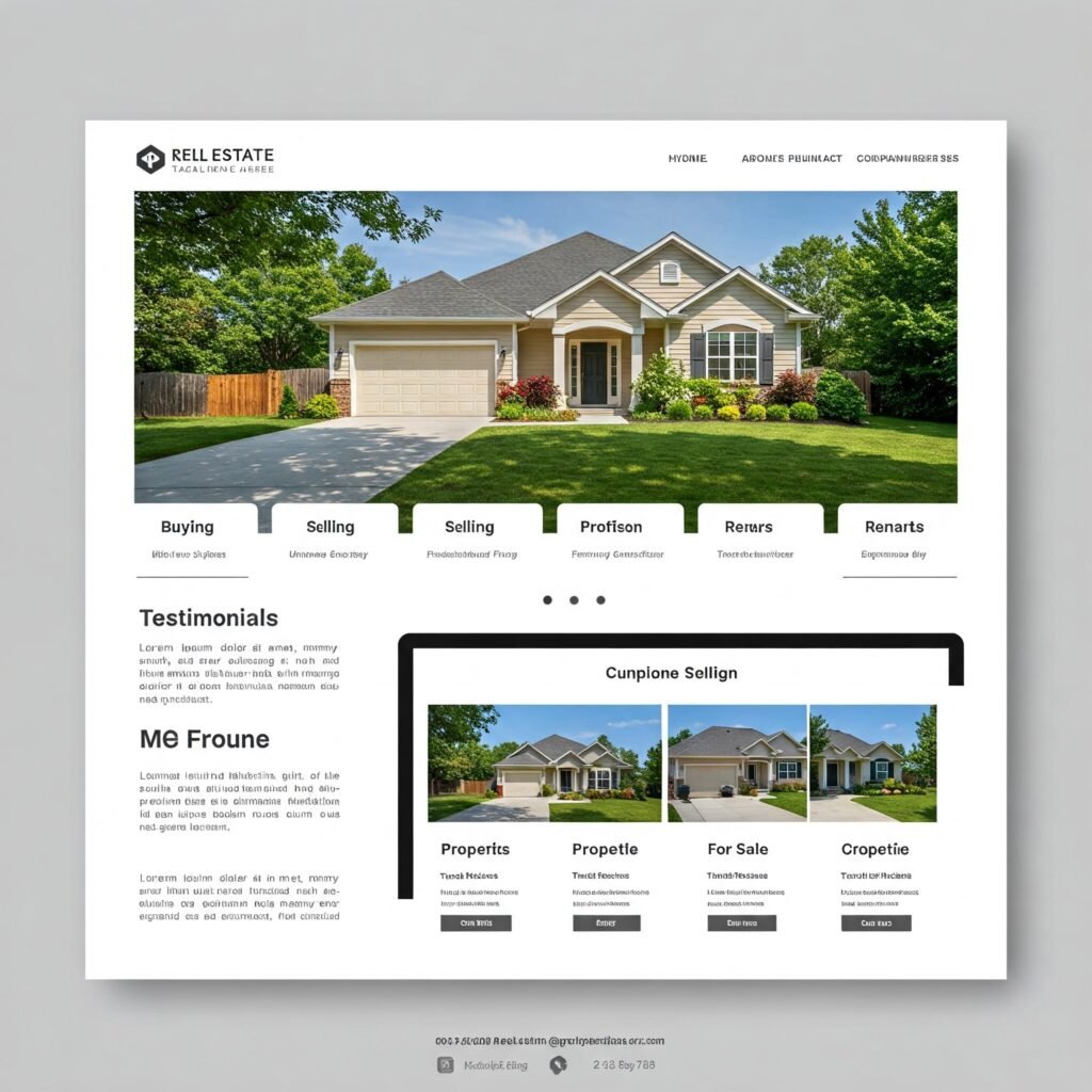 Real Estate website by 01 Space Marketing